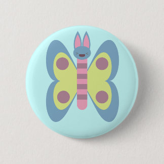 Kawaii Bunnerfly Bunny Butterfly Hybrid Adorable Pinback Button