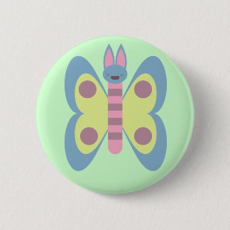 Kawaii Bunnerfly Bunny Butterfly Hybrid Adorable Pinback Button