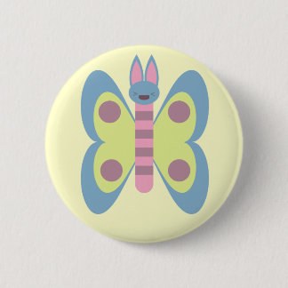 Kawaii Bunnerfly Bunny Butterfly Hybrid Adorable Pinback Button