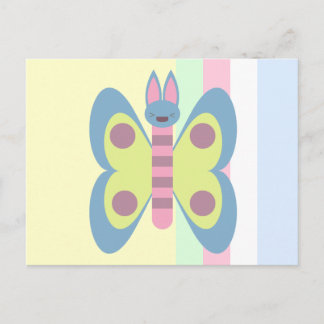 Kawaii Bunnerfly Bunny Butterfly Hybrid Adorable Postcard