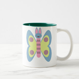 Kawaii Bunnerfly Bunny Butterfly Hybrid Adorable Two-Tone Coffee Mug