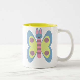 Kawaii Bunnerfly Bunny Butterfly Hybrid Adorable Two-Tone Coffee Mug