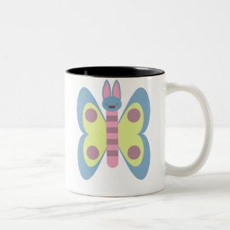 Kawaii Bunnerfly Bunny Butterfly Hybrid Adorable Two-Tone Coffee Mug