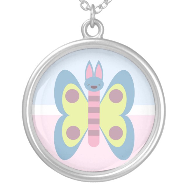 Kawaii Bunnerfly Bunny Butterfly Necklace (Front)