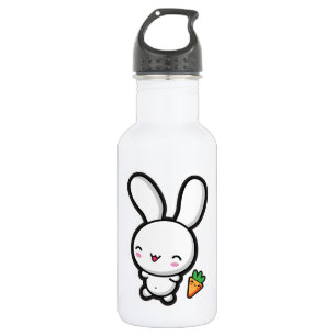 Kawaii Bunny and Carrot Water Bottle