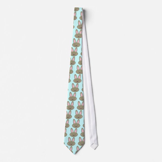 KAWAII BUNNY CHOCOLATE EASTER TREAT TIE (Front)