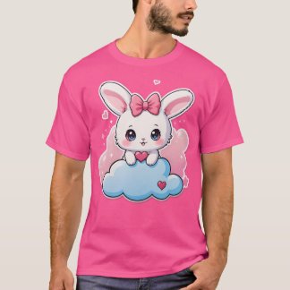 Kawaii Bunny  Cute Chibi Rabbit Art On T-Shirt