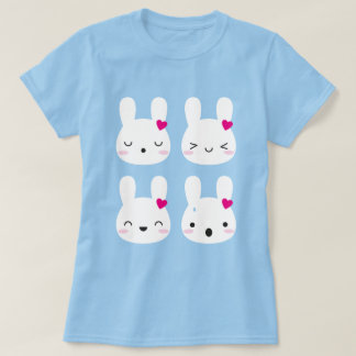 Kawaii Bunny Emotions T-Shirt
