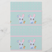 Kawaii Bunny pink mint accessories personalized (Front)