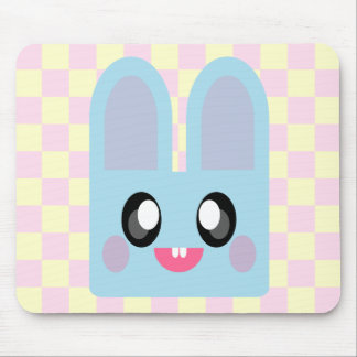 KAWAII BUNNY RABBIT CUDDLY EASTER ANIMAL SWEET MOUSE PAD
