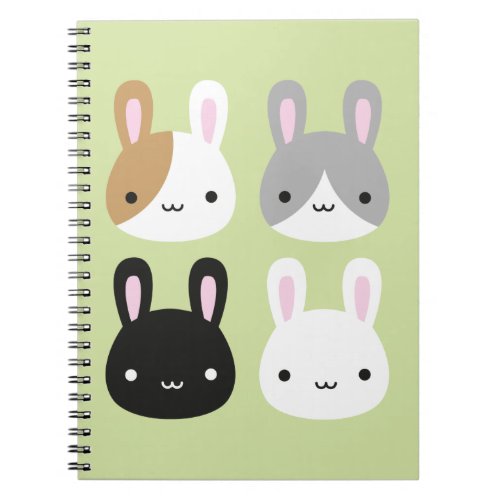 Kawaii Bunny Rabbits Notebook