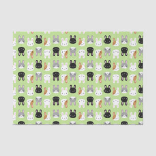 Kawaii Bunny Rabbits Tissue Paper