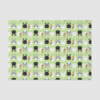 Kawaii Bunny Rabbits Tissue Paper