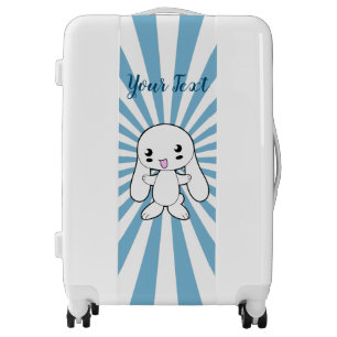Kawaii Bunny's Hug Custom Luggage