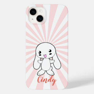 Kawaii Bunny's Hug Custom (Pink) Case-Mate iPhone 14 Plus Case