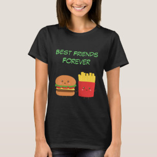 Kawaii Burger and Fries who are BFFs T-Shirt