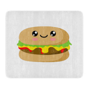Kawaii Burger Cutting Board