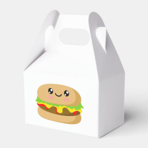 Kawaii Burger Favor Boxes