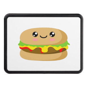 Kawaii Burger Hitch Cover