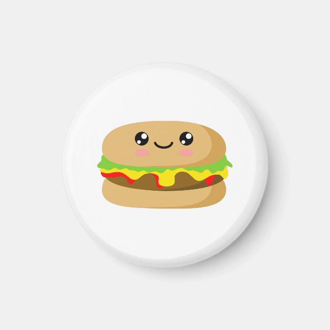 Kawaii Burger Magnet (Front)