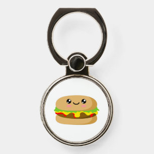 Kawaii Burger Phone Ring Stand