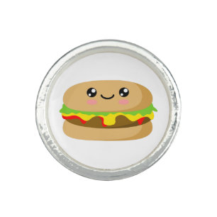 Kawaii Burger Ring
