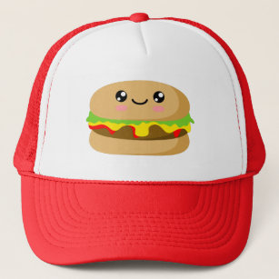 Hamburger Caps Humor Caps Funny Caps Embroidered Baseball Caps Uni