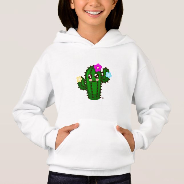 Kawaii Cactus Hoodie (Front)
