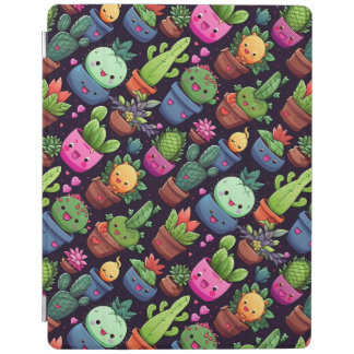 Kawaii Cactus iPad Case