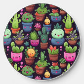 Kawaii Cactus Wireless Charger (Front)