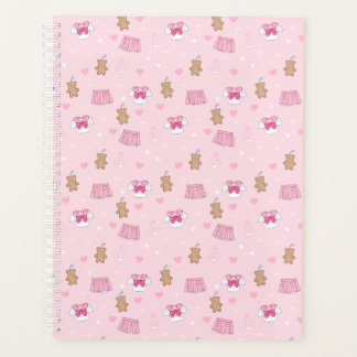 "Kawaii Campus" Preppy Schoolgirl Plain Planner