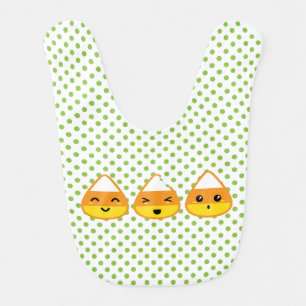Kawaii Candy Corn Baby Bib