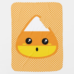 Kawaii Candy Corn Baby Blanket