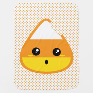 Kawaii Candy Corn Baby Blanket