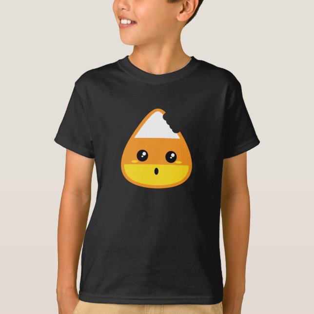 Kawaii Candy Corn Clothing T-Shirt (Front)