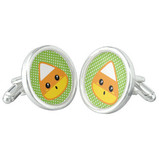 Kawaii Candy Corn Cufflinks
