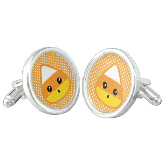 Kawaii Candy Corn Cufflinks