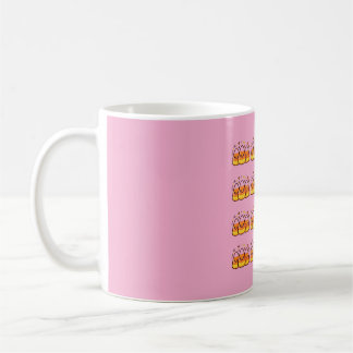 Kawaii Candy Corn Halloween Pattern Sticker Coffee Mug