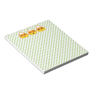 Kawaii Candy Corn Notepad