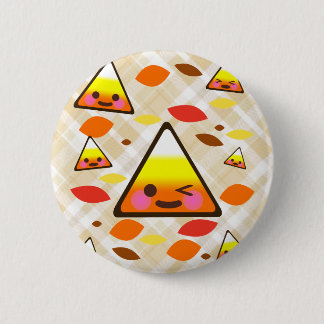 Kawaii Candy Corn Pinback Button