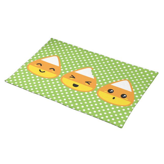 Kawaii Candy Corn Placemat (On Table)