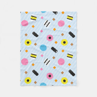 Kawaii Candy Liquorice Allsorts Fleece Blanket