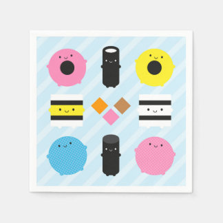 Kawaii Candy Liquorice Allsorts Napkins