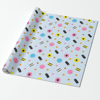 Kawaii Candy Liquorice Allsorts Wrapping Paper