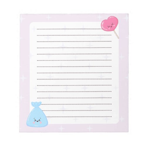 Kawaii Candy  Lollipop Notepad