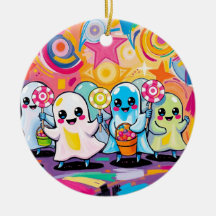 Kawaii Candy Parade Colorful Cute Cartoon