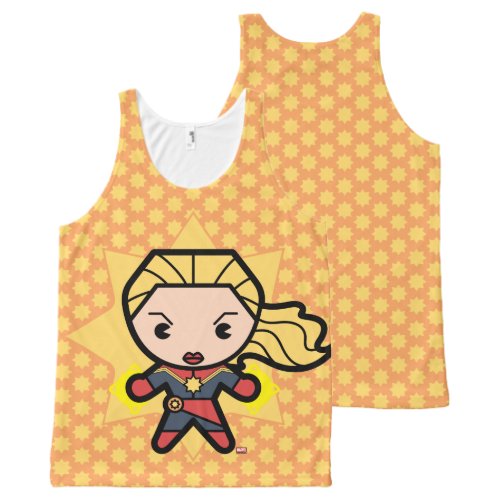 Kawaii Captain Marvel Photon Engery All_Over_Print Tank Top