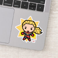Kawaii Captain Marvel Photon Engery Sticker