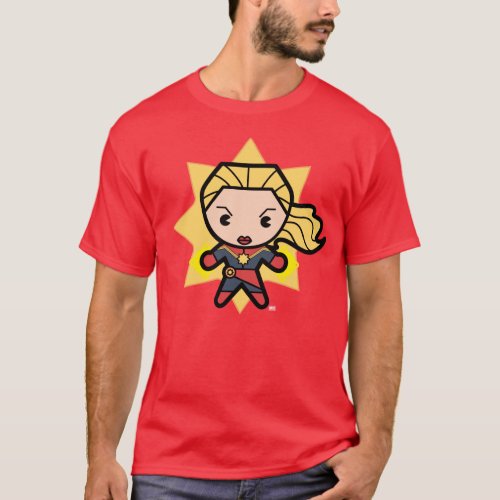 Kawaii Captain Marvel Photon Engery T_Shirt