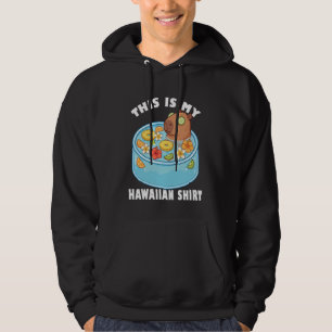 Kawaii Capybara Spa Pool Hawaiian Tropical Fruit B Hoodie
